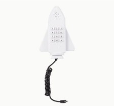 Rocket USB- C Phone Handset Receiver Built-In Adapter Cable Retro Vintage NIB