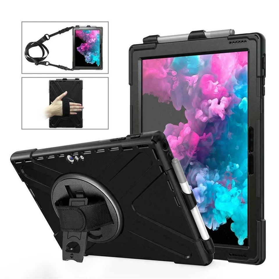 For Microsoft Surface Pro4 Pro5 Pro 6 Go Shockproof Armor Heavy Duty Case Cover - Image 3 of 4