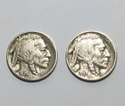 1936 1937 Buffalo Nickel Avg Circ Philadelphia Minted