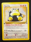Vintage Pokemon Card Snorlax First edition 27/64 Jungle