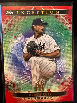 Topps Inception Gerrit Cole New York Yankees #61 Trading Card 62/75