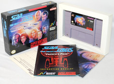 Star Trek: The Next Generation SNES Complete CIB Very Nice w/ RARE POSTER & REG!