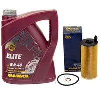 MotoröL Set 5W40 5 Liter + ÖLfilter SH4076P FüR BMW 3Er 3Er Touring 7Er