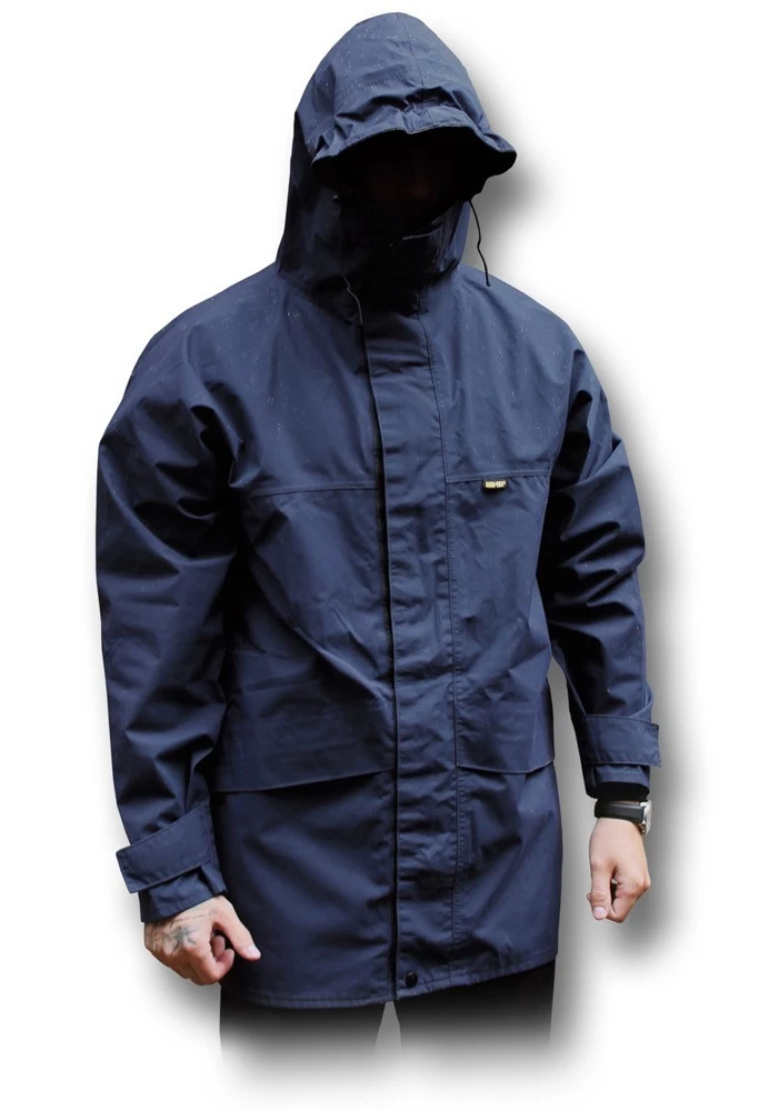 WATERPROOF GORE-TEX TORNADO JACKET - EX-MILITARY SURPLUS, NAVY BLUE [74156]