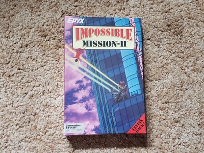 Impossible Mission II Epyx Commodore 64 128 Brand New Sealed 2