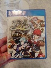Ys: Memories of Celceta (Sony PlayStation 4, 2020) PS4 - Complete w/ Manual