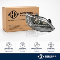 Hauptscheinwerfer Rechts Diederichs 7427086 FÜR Seat Frontscheinwerfer