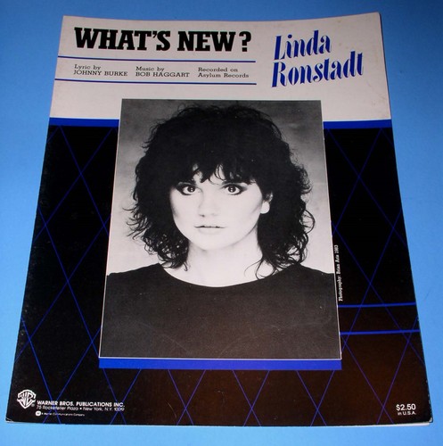 Linda Ronstadt Sheet Music What's New Vintage