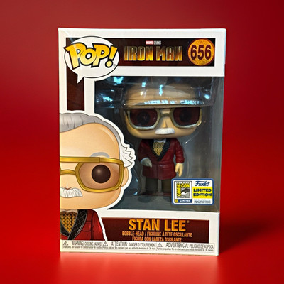 Funko Pop! Marvel Stan Lee Iron Man #656 SDCC Int l Exclusive LE Vinyl