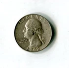 1962-D Washington Quarter 90% Silver | Uncertified Circulated