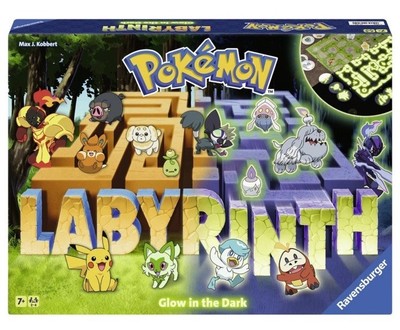 Ravensburger Familienspiel - 22705 - Pokémon Labyrinth Glow in the Dark 7-99