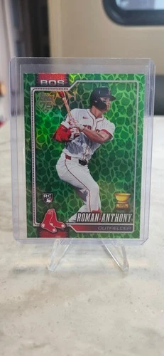 2026 Topps Series 1 Roman Anthony Rookie #189 RC Easter Green Foil Red Sox