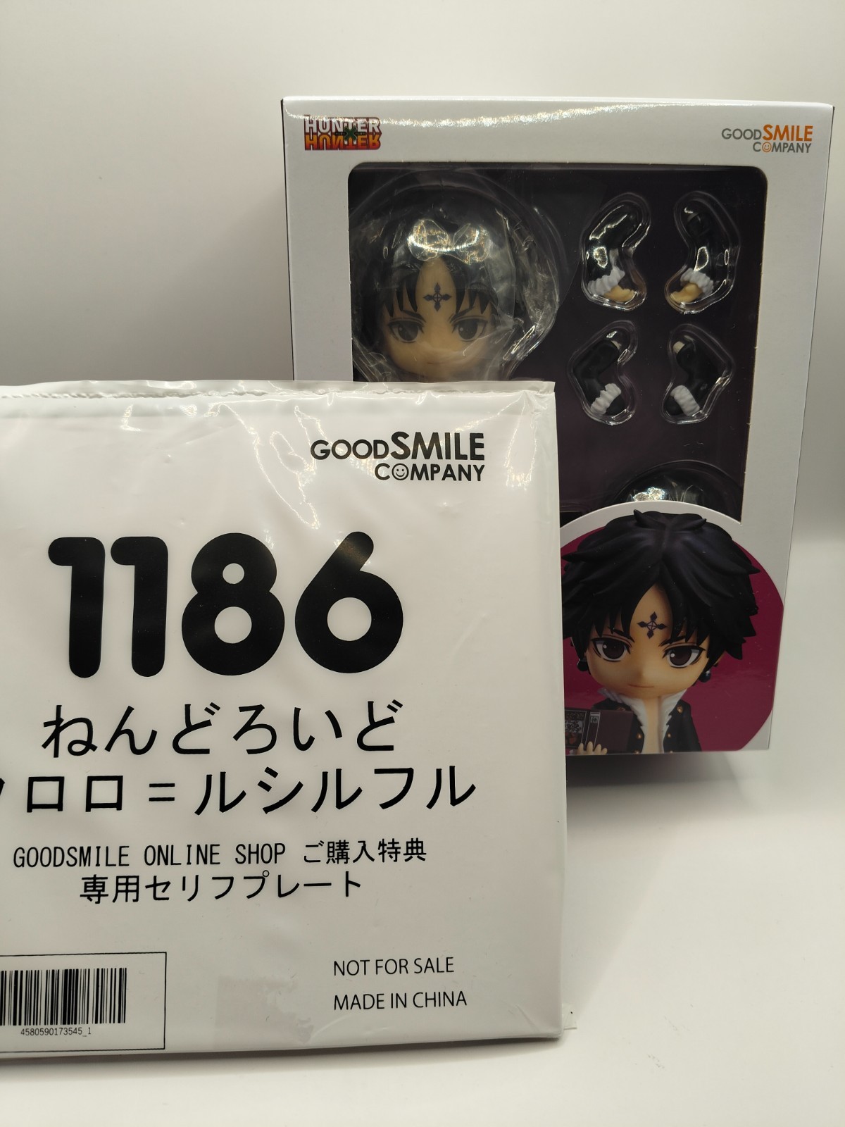 HUNTER X HUNTER CHROLLO LUCILFER NENDOROID #1186 FIGURE + BONUS OFFICIAL SEALED