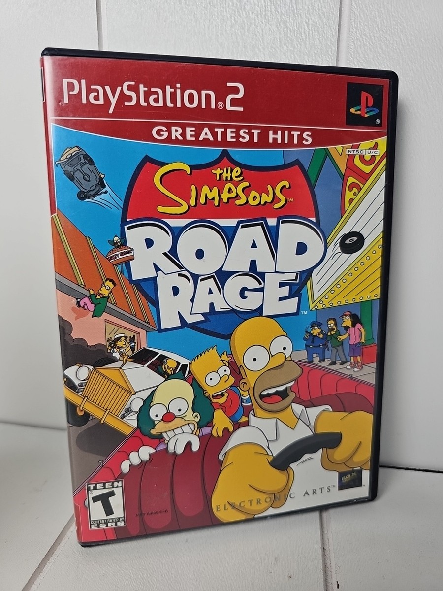 The Simpsons Road Rage PS2 PlayStation 2 + Reg Card Complete CIB