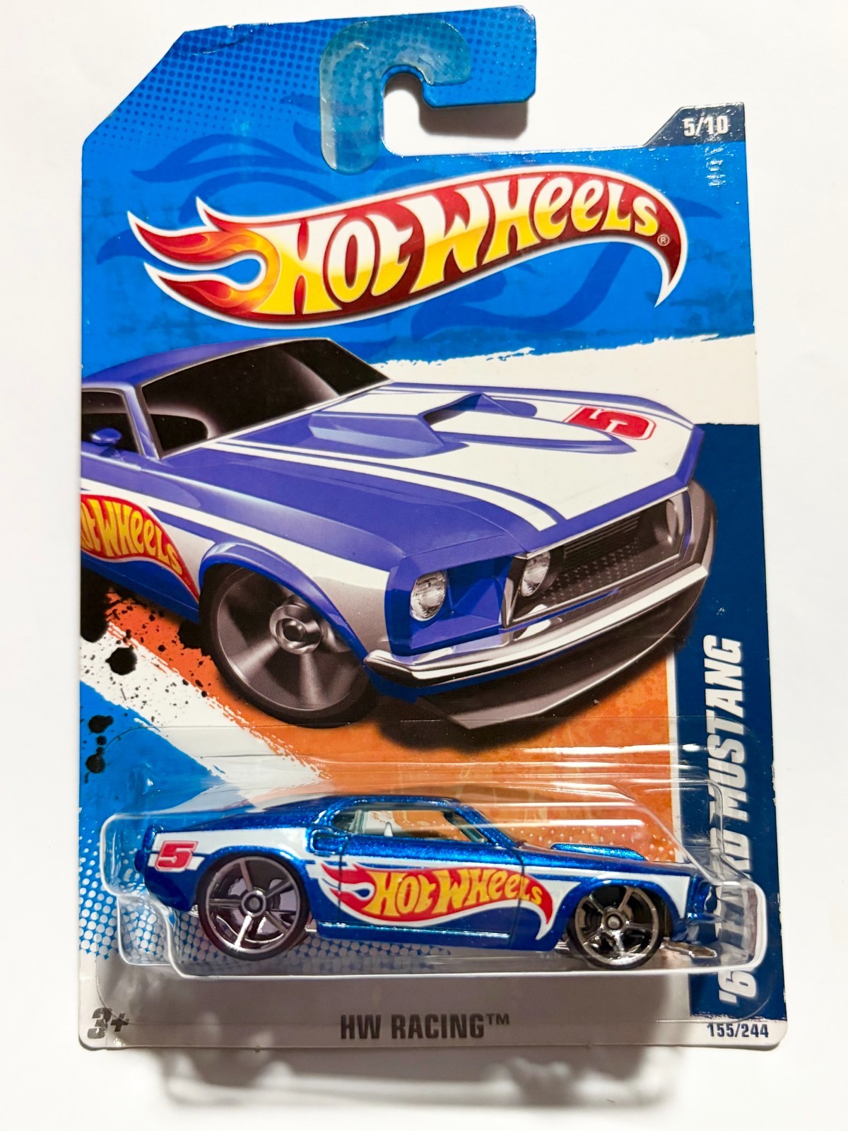 Hot Wheels - 2011 HW Racing - '69 Ford Mustang #5/10