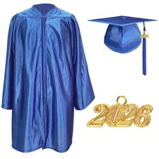 Preschool Kindergarten 2026 Graduation Cap Gown Set Tassel Charm Toddler Kid