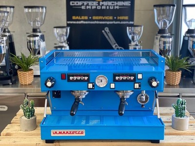 La Marzocco Linea Classic AV 2 Group Espresso Coffee Machine - Bionic Blue