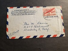 APO 517 RENNES, BRITTANY FRANCE 1944 Censored WWII Army Cover Officer s Mail G-5