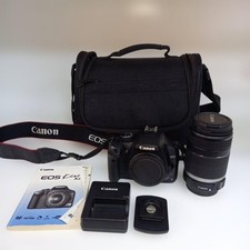 USED CANON EOS Kiss X2 Digital Camera With EF-S 55-250mm Lens In good condition