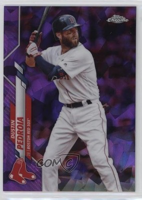 2020 Topps Chrome Sapphire Purple 7/10 Dustin Pedroia #388 0o84