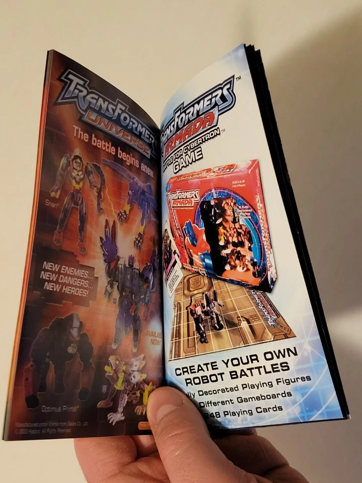 Transformers Armada Mini-Comic Volume 4 Dreamwave Art + Toy Catalog 2003 - Image 4 of 4