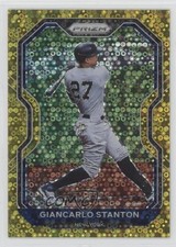 2021 Panini Prizm Tier II Gold Donut Circle 3/10 Giancarlo Stanton #180 b4d
