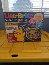 Lite Brite Super Bright HD Pokemon Edition Creative Retro Light-Up Screen New
