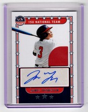 2024 Panini USA Baseball James Tronstein Auto Jersey 1 color Team USA #NTS-JT