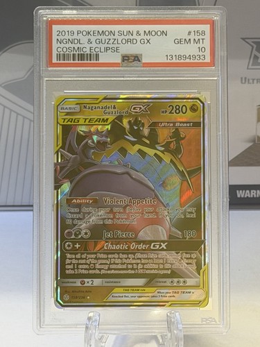 Naganadel & Guzzlord-GX graded PSA 10 for sale on eBay