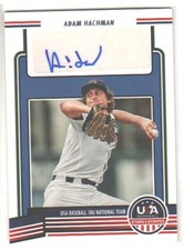 2023USA Baseball Stars & Stripes- USA 18u National Team Signatures Adam Hachman 