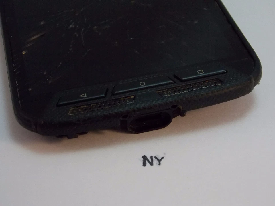 Teléfono LCD y táctil agrietado Kyocera Duraforce Pro E6820 AT&T en funcionamiento OEM #598-A Foto 3 de 4