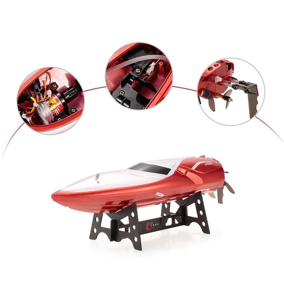 EFASO H106  2 Kanal RC Racing Boot 2.4GHz, 25km/h schnell, ferngesteuert, RTR - Bild 4 von 4