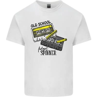 T-Shirt Retro Années 80 Musique Cassette Old School Pour Enfants Garçons Filles - Photo 1/4