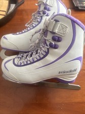 Riedell Thinsulate Insulation Purple Soar Spiral Figure Skates SZ 4