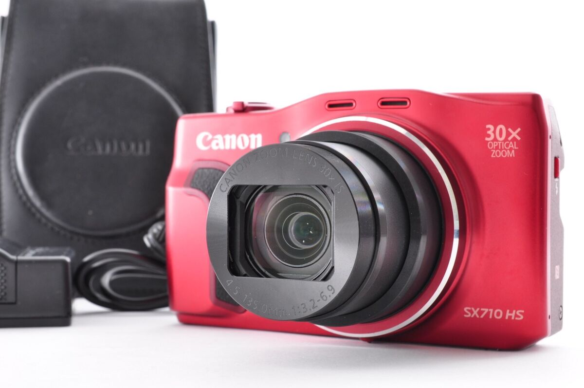 Canon PowerShot SX710 HS Red Excellent+3 20.3MP Compact Canon PowerShot SX710 HS Red Excellent+3 20.3MP Compact