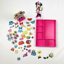 Disney Minnie Mouse Toy Melissa  Doug Wooden Magnetic Dress Up 5786 Ages 3 