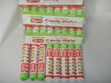 RARE Candy Cane Necco candy Wafers Ginger bre...