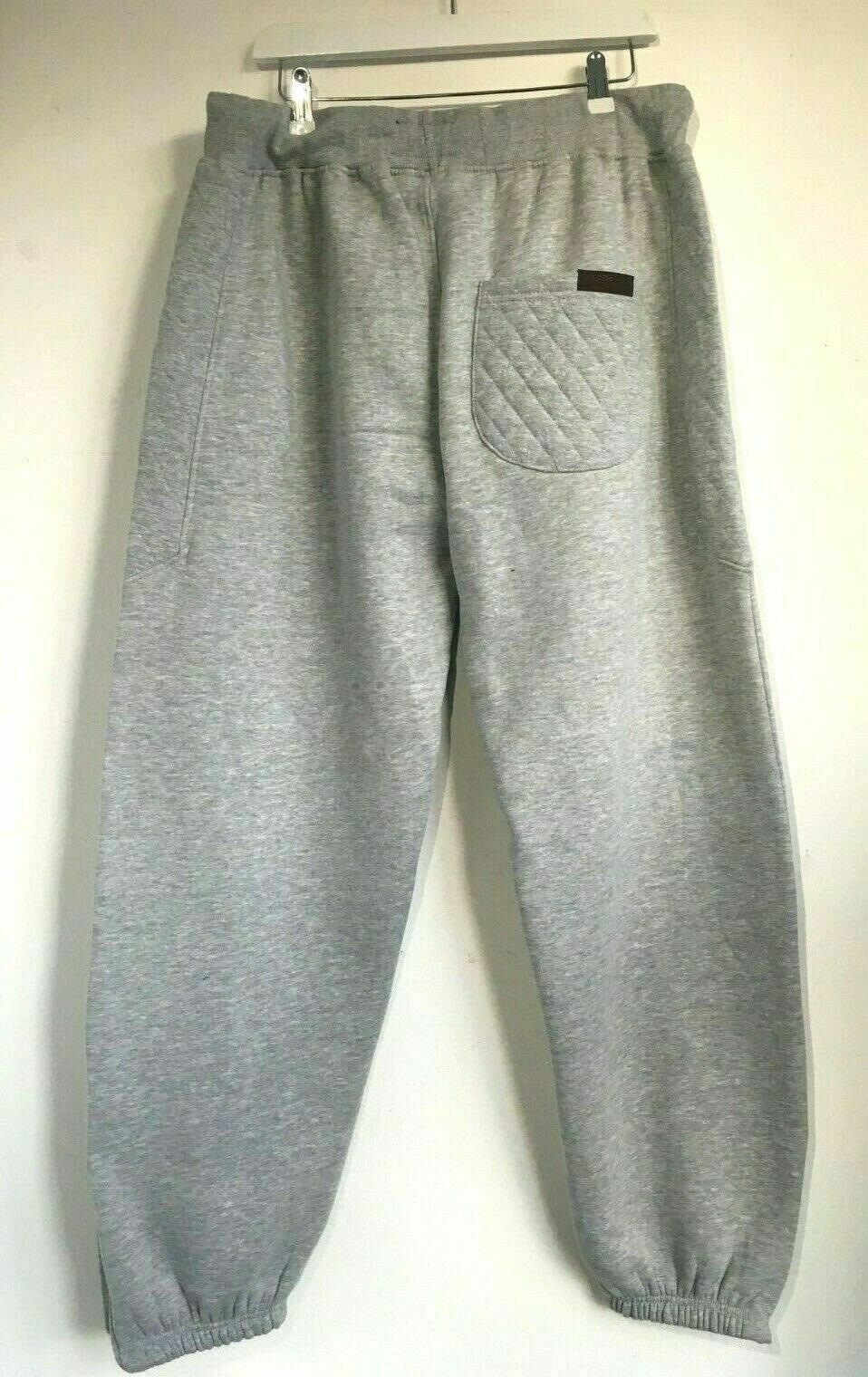 Men's DRock Fashion Joggers Tracksuit Bottoms Zip Pockets Black S M L