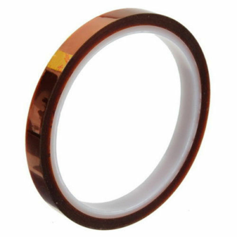 Koptan Heat Resistant Tape – 2 Rolls, 10mm X 30m (100ft) High Temp Polyester Tape For Sublimation Press Transfer (482°F / 250°C)