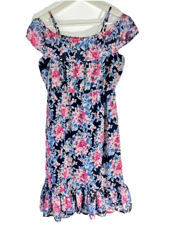 Girls Gymboree Maxi Spring Floral Dress Lined Size 10