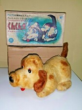 VINTAGE ALPS SNIFFY DOG TOY BATTERY OPERATED 60'S IN ORIGINAL BOX VERY 1ST JAPAN