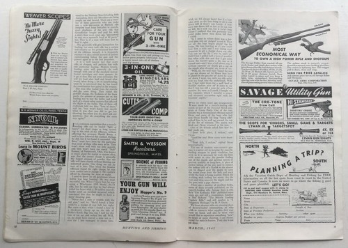 Hunting and Fishing magazine. March 1942. Vintage Hunting, Fishing, Shooting. - Picture 8 of 11