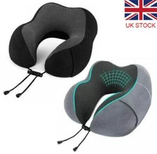 U Shaped Memory Foam Travel Pillow Neck Support Soft Head Rest Car Plane Cushion