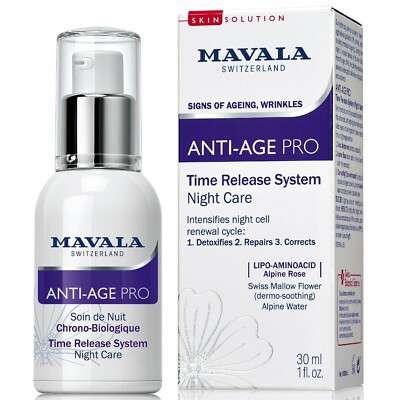 Mavala Swiss Skin - Anti-Age Pro Time Release System Nachtpflege (55501) 30ml