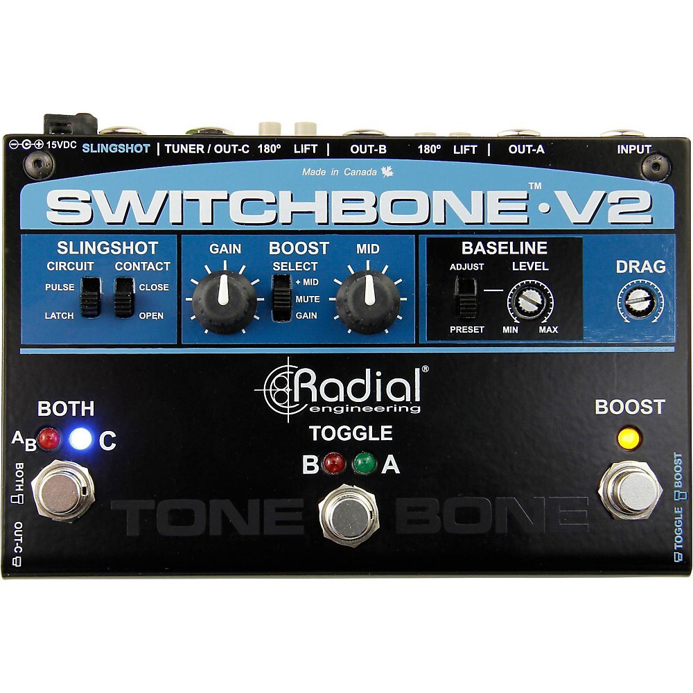 Переключатель усилителя Radial Engineering Switchbone V2 ABYC и педаль усиления 75190₽