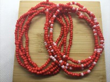 2 PC Handcrafted Waist Beads Jewelry African Bohemia Bracelets Anklet New 2423