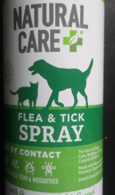 Natural Care Flea & Tick Spray for Dogs & Cats! Essential Oil Blend.14oz