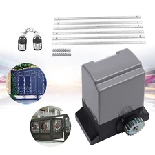 4400lbs Automatic Electric Sliding Gate Opener Motor Operator w/Remote Control