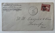 1887 Cover Watson Earle Groceries Provisions Flour Salt Tomah Wisconsin