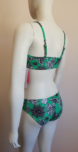 Seafolly Australia Girls Olympus Green 2 Piece Bikini Swimsuit Set Size 14 New - Picture 8 of 9